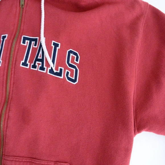 Vintage Old Time Hockey Officially Licensed NHL Red Washington Capitals Zip Up - Picture 7 of 12